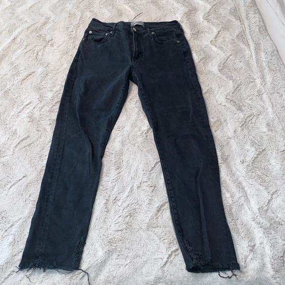 AGOLDE Toni Mid Rise Straight excellent preowned condition size 27 - Picture 5 of 16